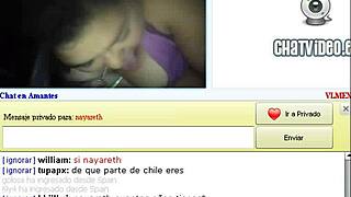 Chilena Tetota Displays Massive Natural Tits in VL Webcam Chat