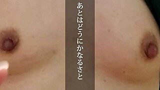 Shaved japanese milf housewife sprays thick creampie from pussy