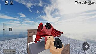 Prostitute Fucks Client Bareback with Condom in Roblox Virtual Sex Session