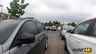 Impressive Czech Model Fucks Hunter Hard Outdoors for Bitcoin Cash