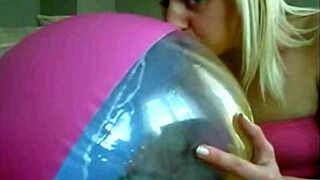 Sophie conceals fingering pussy under jeans miniskirt pink t-shirt and red lingerie with two fingers