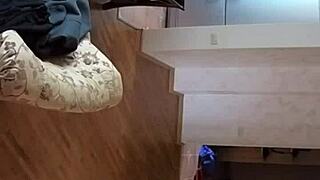 Couple's Hidden Spy Cam Catches Living Room Intimate Moments