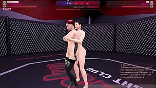 Kinky Night Club Fight Ends with Loser Kat Riding Cowgirl on Victor's Hard Cock