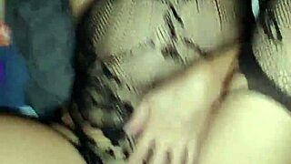 Slutty Filipina Tries First Anal in Fishnets with Huge Cum