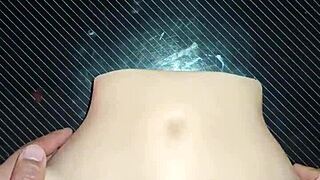 candy's tight ass takes double penetration for double satisfaction close up gaping creampie