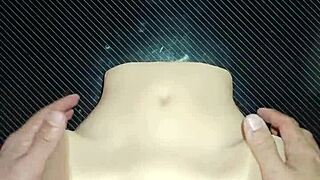 candy's tight ass takes double penetration for double satisfaction close up gaping creampie