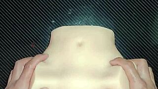 candy's tight ass takes double penetration for double satisfaction close up gaping creampie