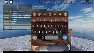 Prostitute Fucks Client Bareback with Condom in Roblox Virtual Sex Session