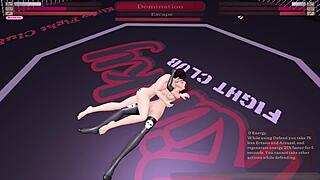 Kinky Night Club Fight Ends with Loser Kat Riding Cowgirl on Victor's Hard Cock