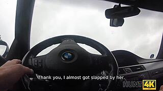 Impressive Czech Model Fucks Hunter Hard Outdoors for Bitcoin Cash