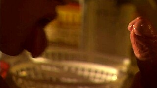 august taylor's wet pussy lips fucked bent over in store after closing