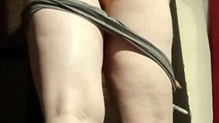 i finger my tight ass in grey lingerie on cam feeling so naughty