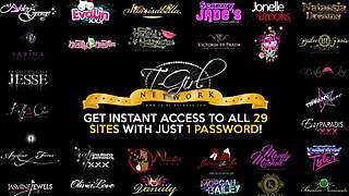 gorgeous latina trannies sarina and foxxy go 69 anal fucking each other hard