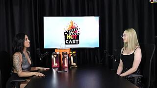 Suggestive Interview Teases Vivan Lola's Sheer Red Lingerie Secrets