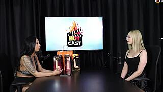 Suggestive Interview Teases Vivan Lola's Sheer Red Lingerie Secrets