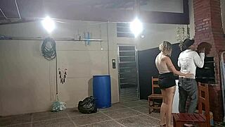 LUCKY DIRTY BEGGAR GETS COSTUMED LADY RIDING HIS COCK AFTER RECYCLING PLEA!