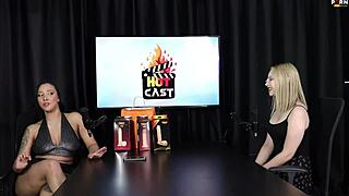 Suggestive Interview Teases Vivan Lola's Sheer Red Lingerie Secrets