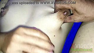 hey check my niece's small tits covered in hot cumshot