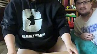 Ever wonder how wild my first sex machine ride gets with boyfriend watching?