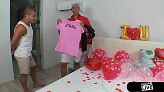 Lana's Romantic Surprise: Fucking Buddy's Big Tits Cowgirl Ride!