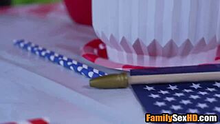 Slutty stepdaughter khloe kapri threesome fucked by stepdad stepbrother cocks!