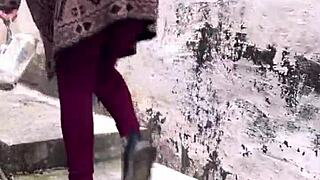 pink pussy patricinha climbs hill horny for street fuck