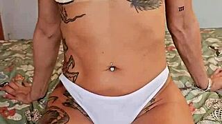 brazilian blonde tattooed ass fucked raw outdoor by huge black cock creampie