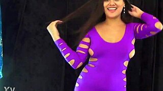 Sinsational Latina Petite Strips Teases Rips Clothes In Casting Interview