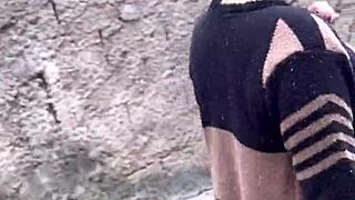 pink pussy patricinha climbs hill horny for street fuck