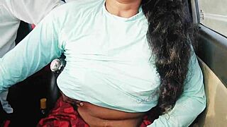 desi car sex with telugu dirty talk and tight pussy orgasm