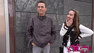 carolina lorca's 19th birthday threesome with rough interracial pounding