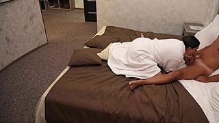 i got cum dumped deep in my big brunette ass