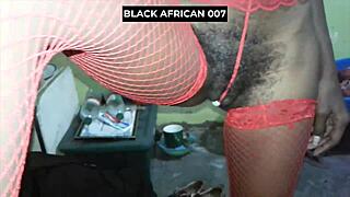 skinny ebony bitch strips dances teases boyfriend rough at best friend's dorm