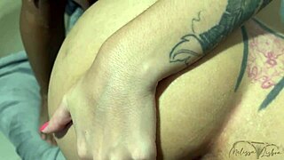 Two guys take turns bareback in my ass with no condoms—feel that stretch!