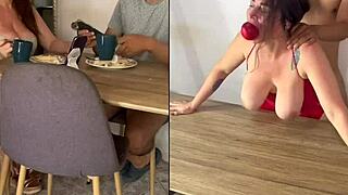 Casero real curvy colombian milf big tits hairy pussy doggystyle anal with young stud