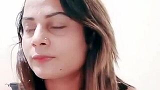 naughty indian babe dances sexy with big ass tits before pussy sucking