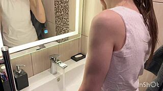 driver totally fucked my stuck wife on sofa, russian amateur creampie pov with moans! 🔥🍑💦