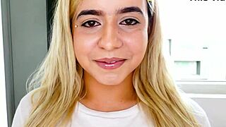 hey ivonna winter tries huge cock pov first time blowjob