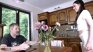 i can't resist briseida myers' tight latina ass getting rough anal fucked in kitchen