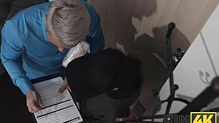 whoa this delivery babe's rimming me so good i can't believe it