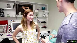 my blindfolded cheating girlfriend rides stranger cock like a real slut.