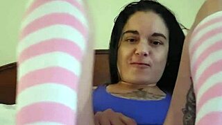 petite emyangel gropes tits fingers pussy clit to bold orgasm peak