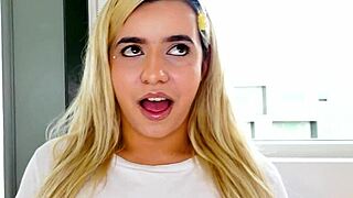 hey ivonna winter tries huge cock pov first time blowjob