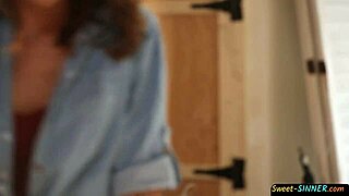 Glamorous teen model seduces photographer in erotic fantasy fuck