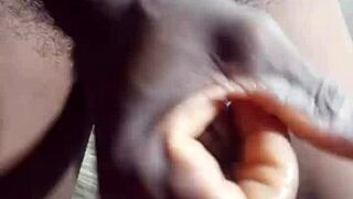 WetJuicyPussy1's Juicy Canadian Masseuse Masturbation with Monster Cock Tease