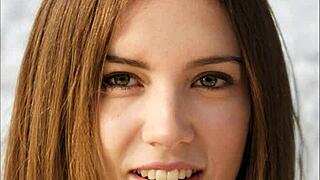 Mistress Kittiwips 21 sits in front of your screen with French audio guidance