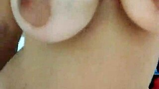 detailed view of exquisite milf's huge ass and big tits up close