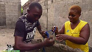 a stranger fetches water she repays with ass