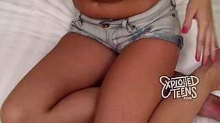 Cadence Lux Feels the Thrill of Her First. Blonde teen swallows massive cock cumshot.