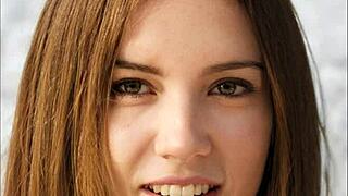 Mistress Kittiwips 21 sits in front of your screen with French audio guidance